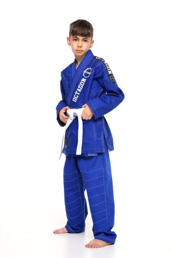 Kimono/GI do BJJ Octagon Caption kids blue