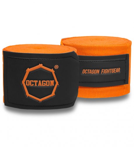 Owijki/Bandaże bokserskie Octagon Fightgear Supreme Basic orange 3m