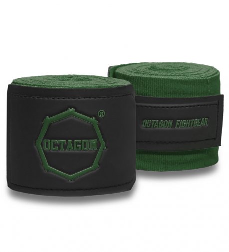 Owijki/Bandaże bokserskie Octagon Fightgear Supreme Basic dark green 5m