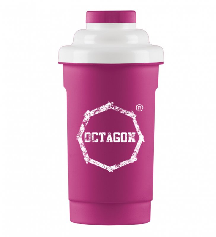 Shaker Octagon Logo purple/white 0,5l