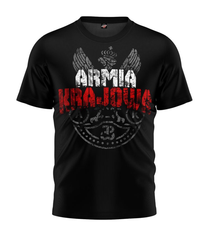 T-shirt Armia Krajowa Herb czarny