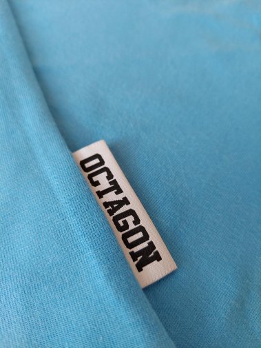 T-shirt damski Octagon Regular blue