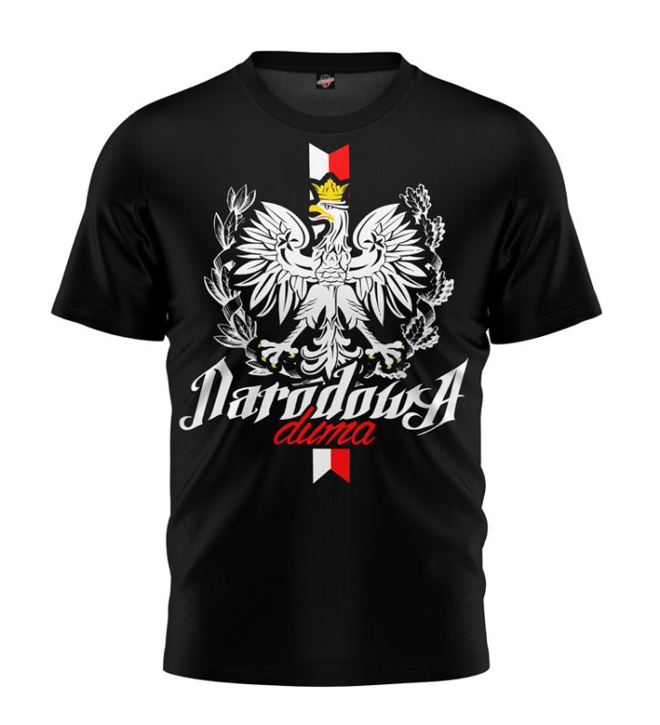 T-shirt Narodowa Duma czarny 