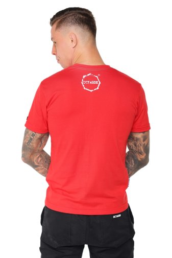 T-shirt Octagon Mixed Martial Arts red
