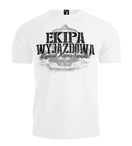T-shirt Public Enemy Ekipa Wyjazdowa biały