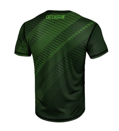 Koszulka sportowa Octagon Blocks green