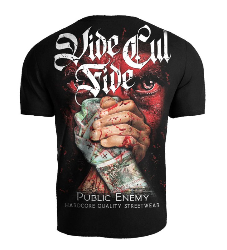 T-shirt Public Enemy Vide Cul Fide OUTLET 