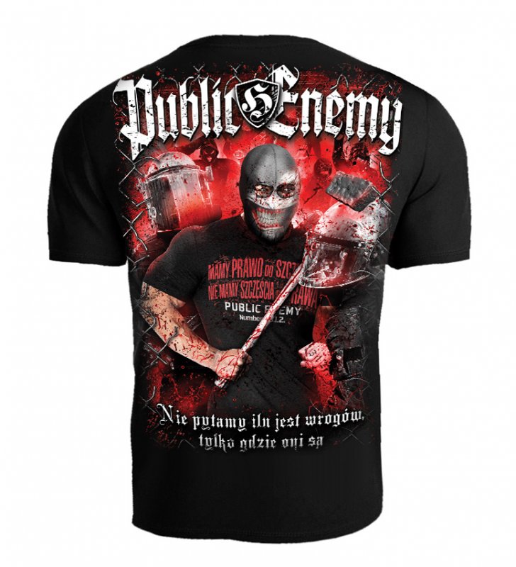 T-shirt Public Enemy Nie pytamy ilu jest wrogów OUTLET 