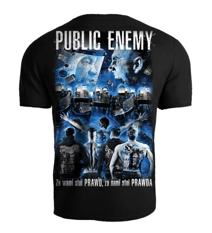 T-shirt Public Enemy Za wami stoi PRAWO za nami stoi PRAWDA OUTLET