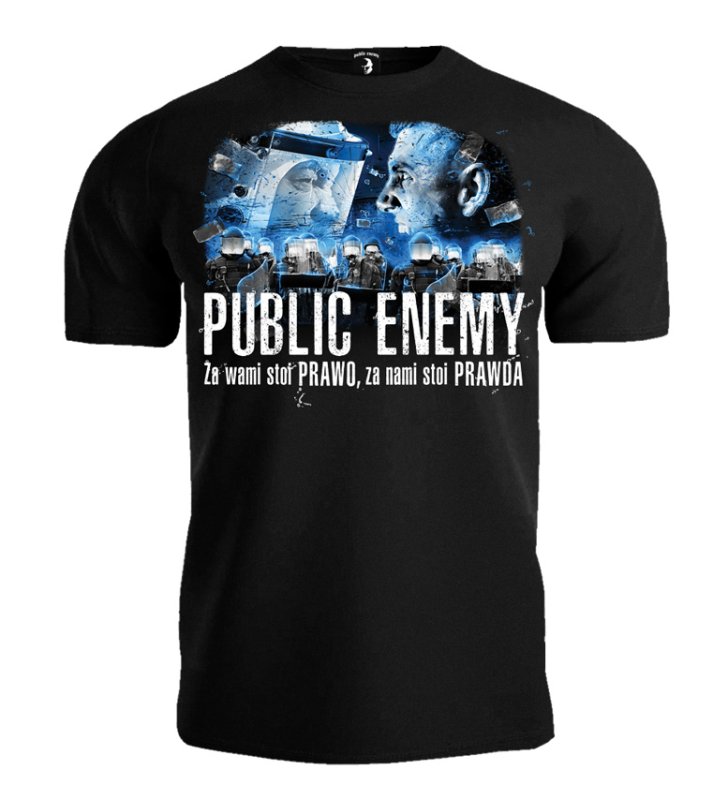 T-shirt Public Enemy Za wami stoi PRAWO za nami stoi PRAWDA OUTLET