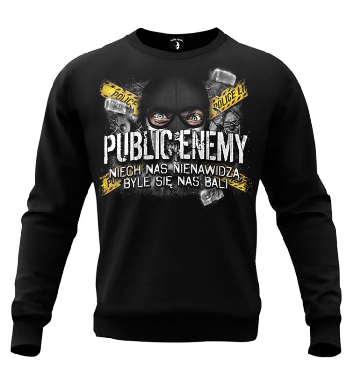 Bluza Public Enemy Niech Nas Nienawidzą bez kaptura OUTLET