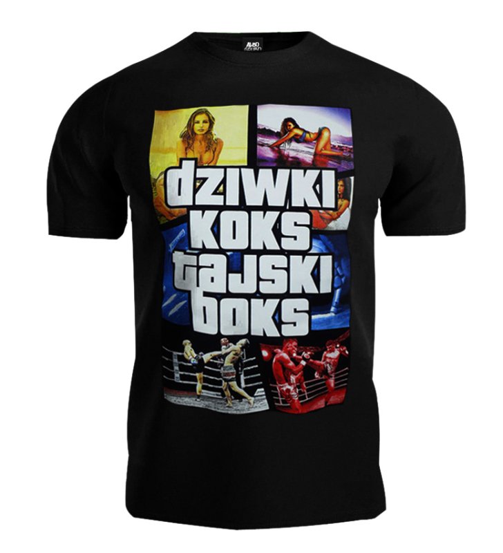 T-shirt Public Enemy Dziwki Koks Tajski Boks OUTLET