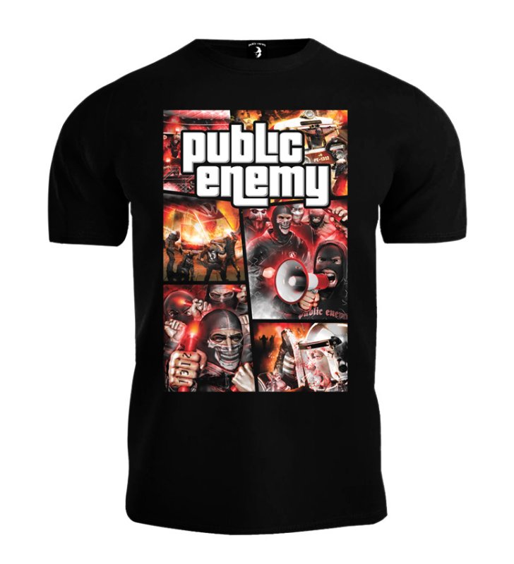 T-shirt Public Enemy Hardcore Life OUTLET 