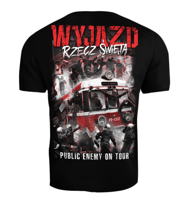 T-shirt Public Enemy Wyjazd Rzecz Święta OUTLET