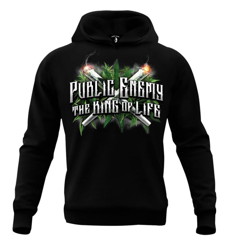 Bluza Public Enemy The King of Life z kapturem 