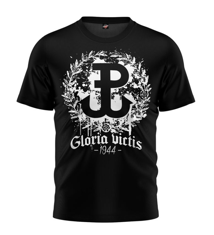 T-shirt Gloria Victis PW czarny OUTLET