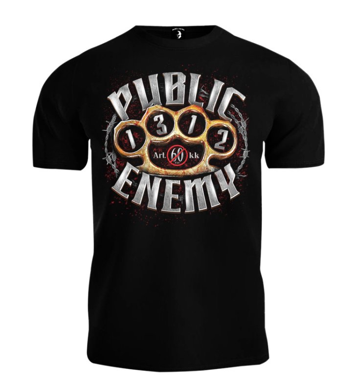 T-shirt Public Enemy Kastet