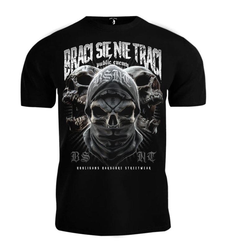 T-shirt Public Enemy BSNT Czaszki Hooligans Hardcore 