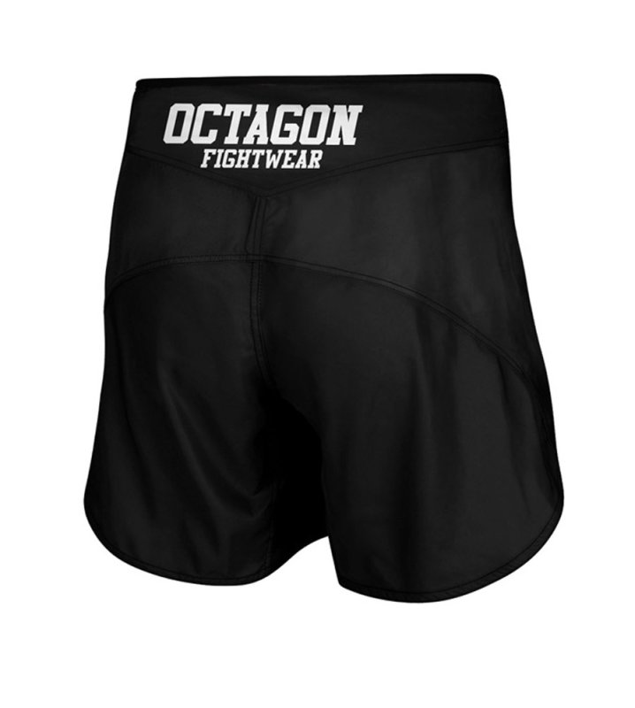 Spodenki szorty MMA Octagon Fight Wear black/white