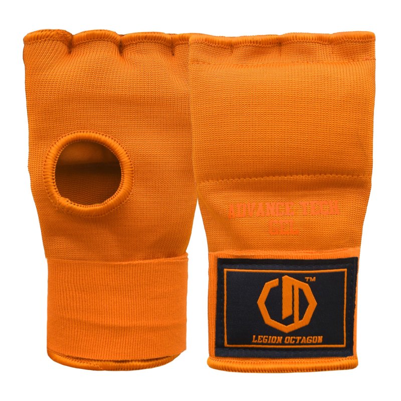 Bandaże bokserskie żelowe Legion Octagon Advance Tech Gel orange