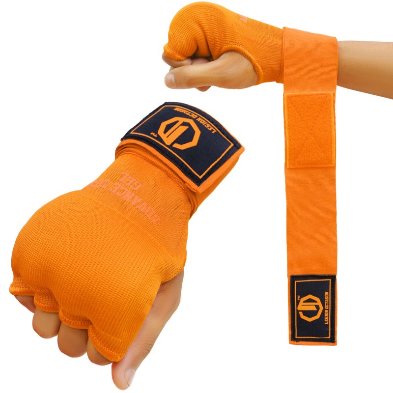 Bandaże bokserskie żelowe Legion Octagon Advance Tech Gel orange