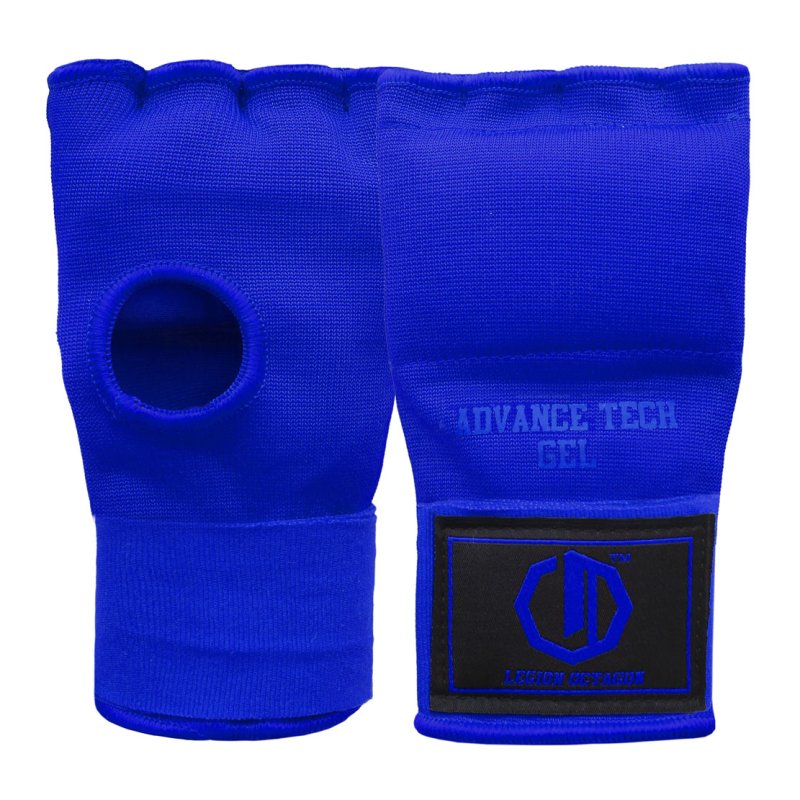 Bandaże bokserskie żelowe Legion Octagon Advance Tech Gel blue
