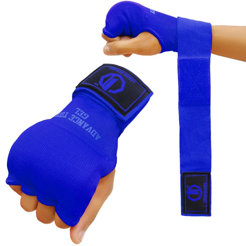 Bandaże bokserskie żelowe Legion Octagon Advance Tech Gel blue