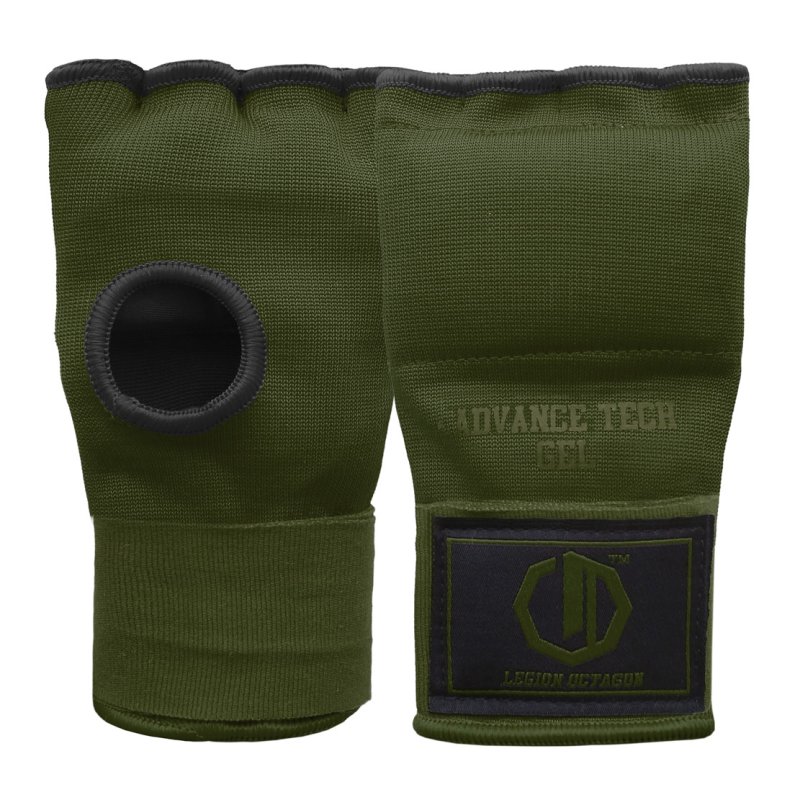 Bandaże bokserskie żelowe Legion Octagon Advance Tech Gel army green