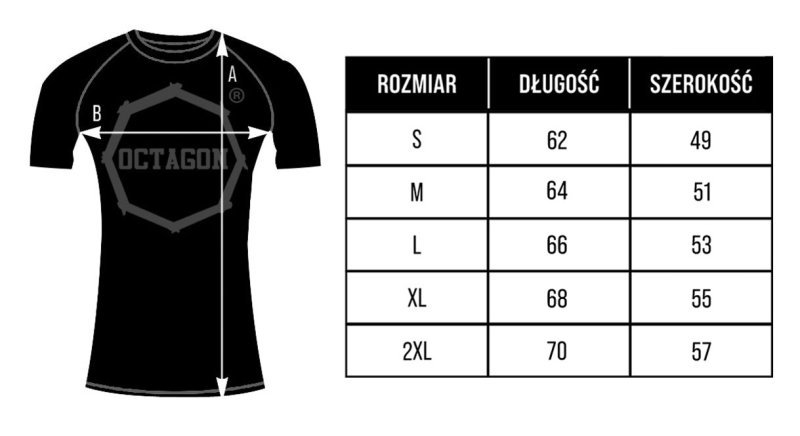 Rashguard Legion Octagon PREMIUM Grunge black/grey 