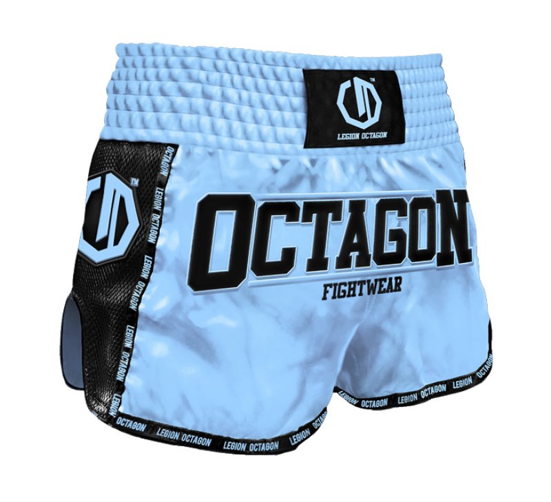 Spodenki Kickboxing/Muay Thai Legion Octagon Future PREMIUM sky blue