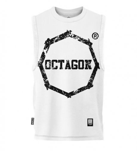 Bezrękawnik Octagon Logo Smash white