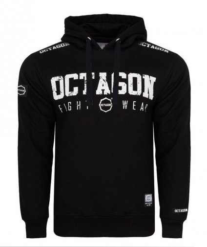 Bluza Octagon Fight Wear OCTAGON czarna z kapturem