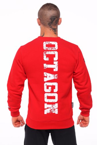 Bluza Octagon Fight Wear OCTAGON red bez kaptura
