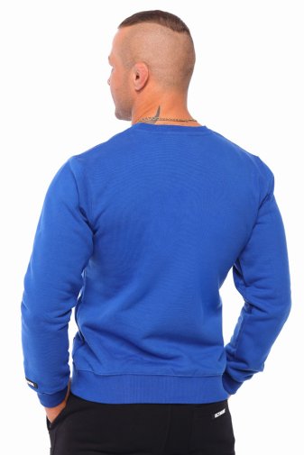 Bluza Octagon Small Logo blue bez kaptura