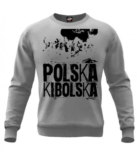 Bluza Polska Kibolska (szara bez kaptura)