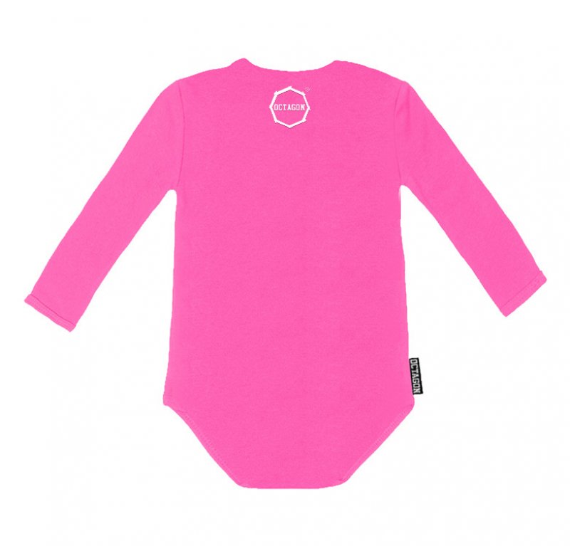 Body Dziecięce Octagon Logo Pink