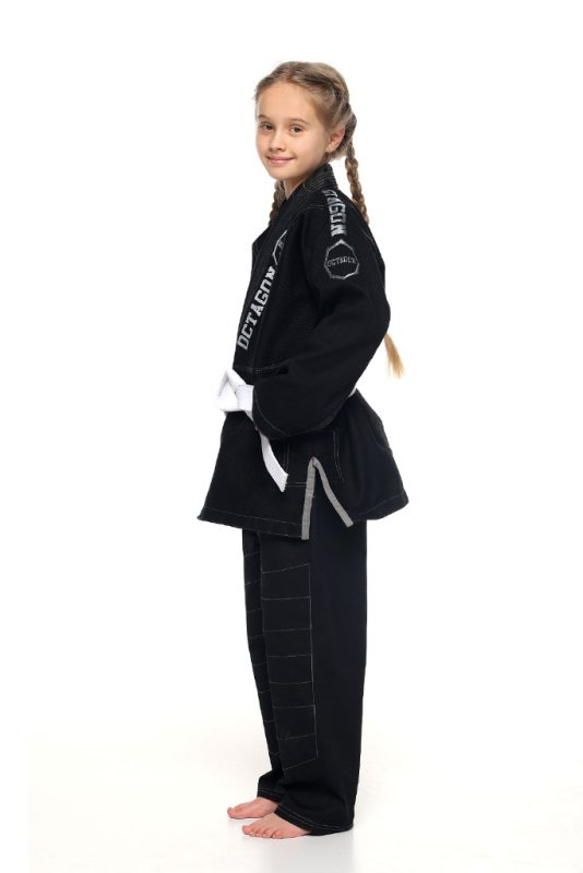 Kimono/GI do BJJ Octagon Caption kids black/grey
