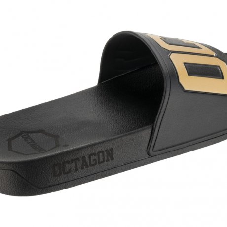 Klapki Octagon CAPTION black/gold