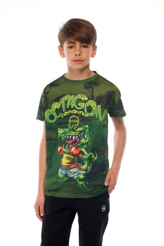 Koszulka Sportowa dziecięca Octagon Krokodyl