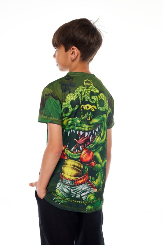 Koszulka Sportowa dziecięca Octagon Krokodyl
