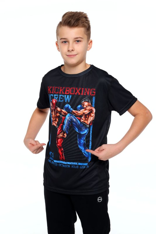 Koszulka Sportowa dziecięca Octagon Kickboxing Family