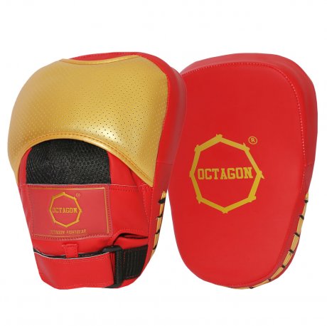 Łapy Trenera Octagon Gold Edition 2.0. red
