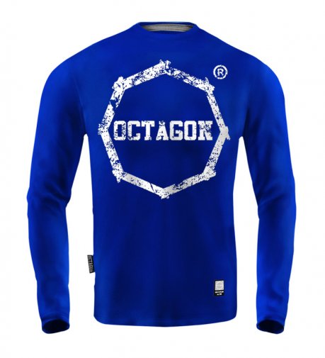 Longsleeve Męski Octagon Logo Smash blue