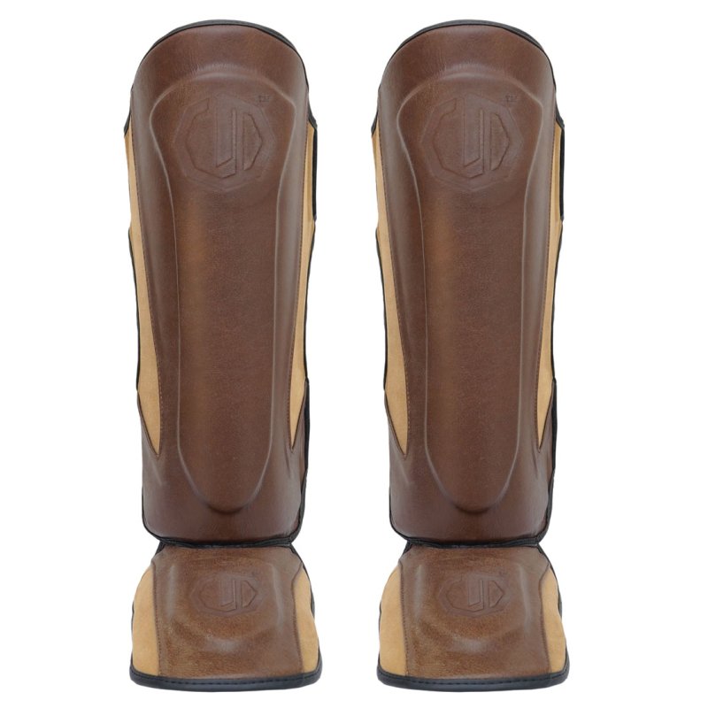 Ochraniacze Legion Octagon PRO Oldschool piszczel/stopa brown