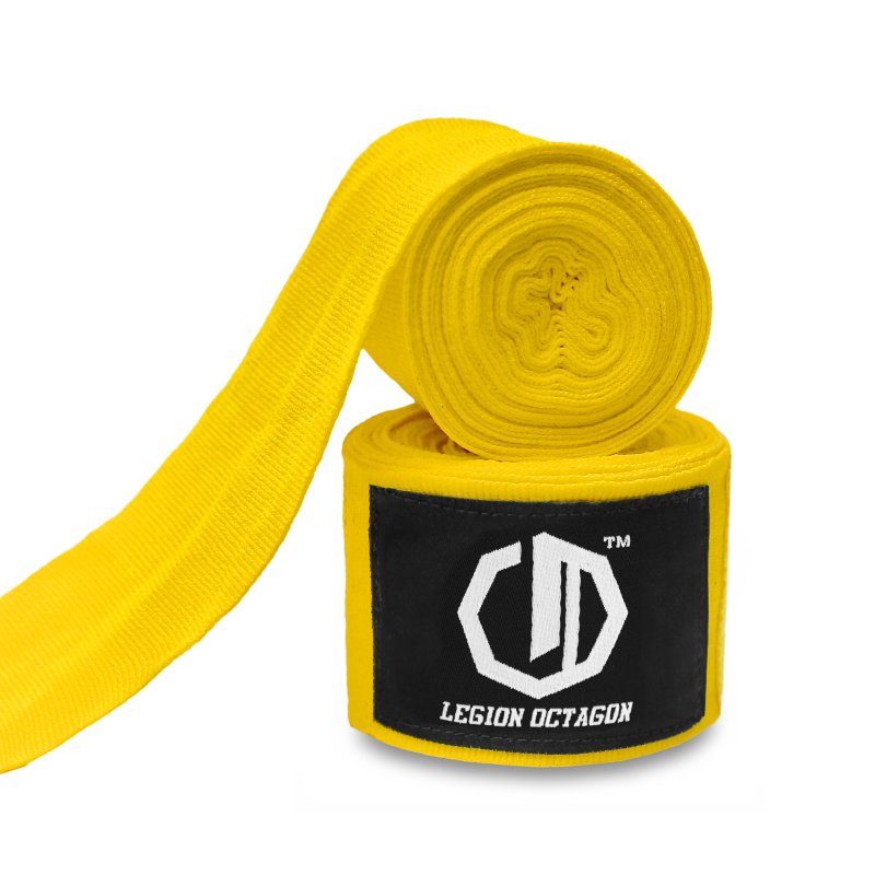Owijki/Bandaże bokserskie Legion Octagon Standard yellow 4m