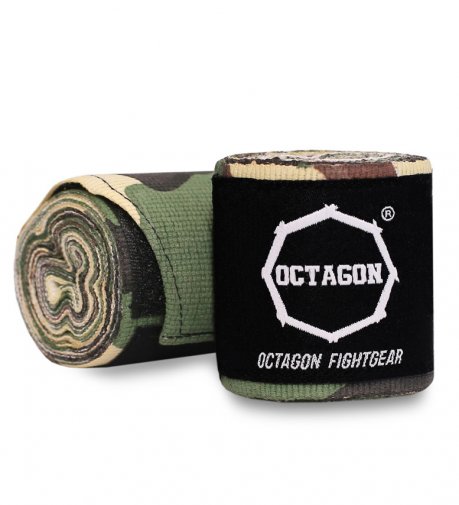  Owijki/Bandaże bokserskie Octagon Fightgear Standard 5m FOREST CAMO