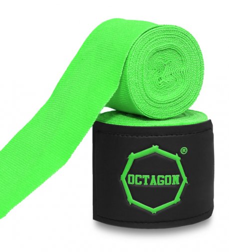 Owijki/Bandaże bokserskie Octagon Fightgear Supreme Basic light green 3m