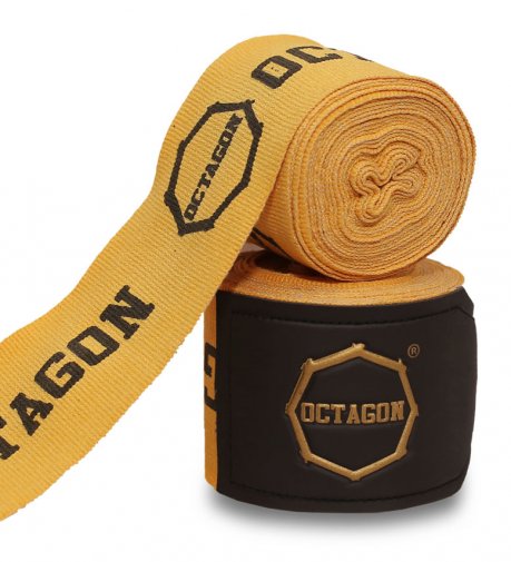 Owijki/Bandaże bokserskie Octagon Fightgear Supreme Printed gold 3m