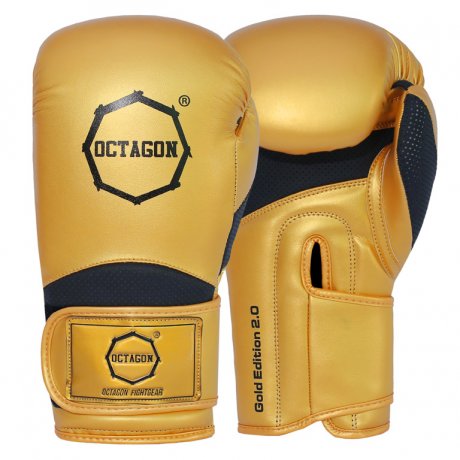 Rękawice bokserskie Octagon Gold Edition 2.0. golden