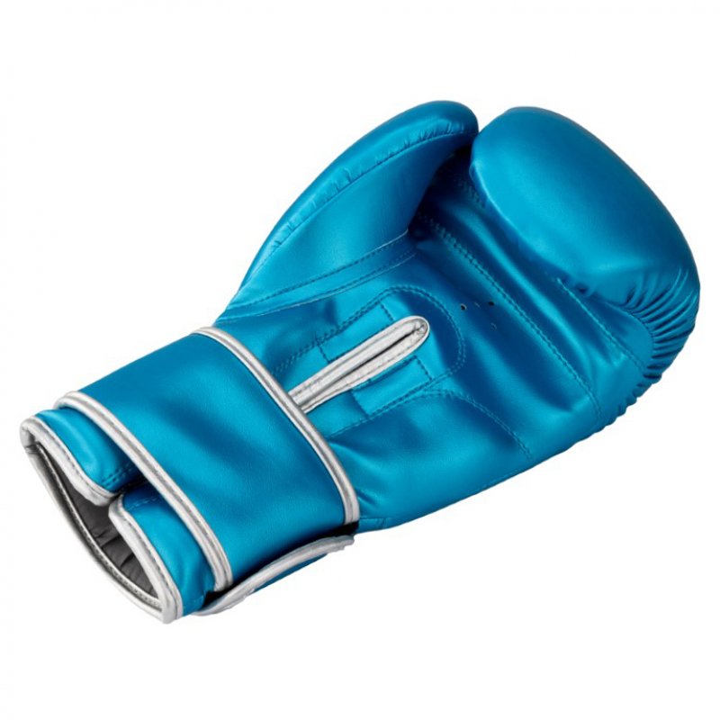 Rękawice bokserskie Octagon Metallic blue